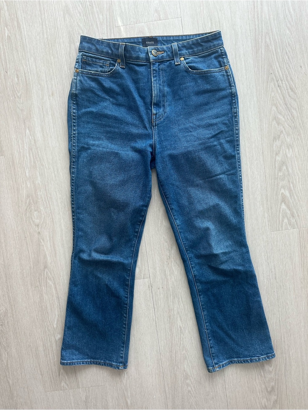 Khaite Benny High-Rise Jeans - Dark Blue